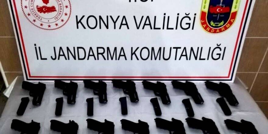 Konya'da Silah Kaçakçılığı Operasyonu