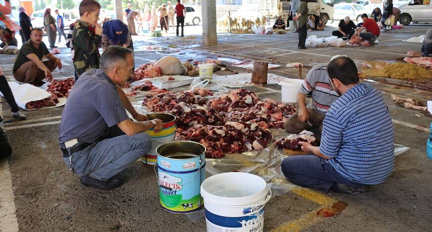 Konya’da Kurban Bayramı manzaraları