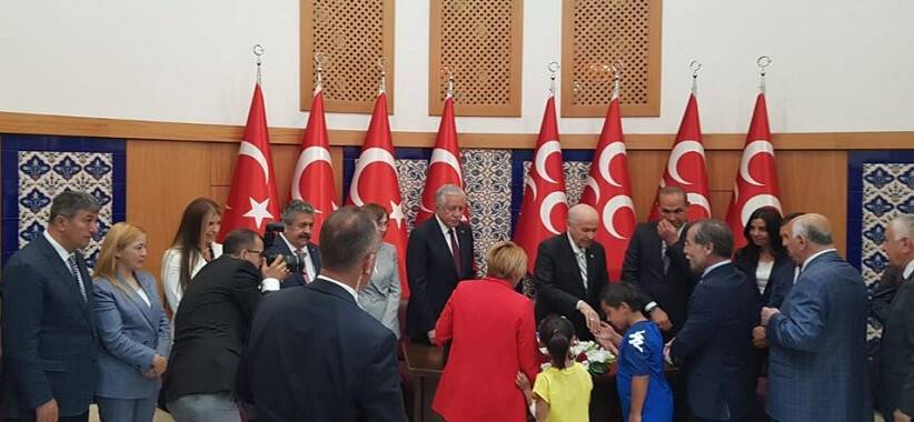 MHP bayramlaştı