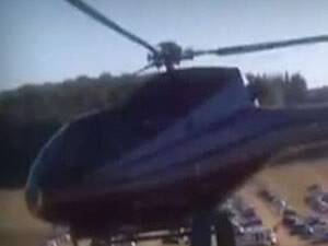 Helikopter düştü, izleyici öldü