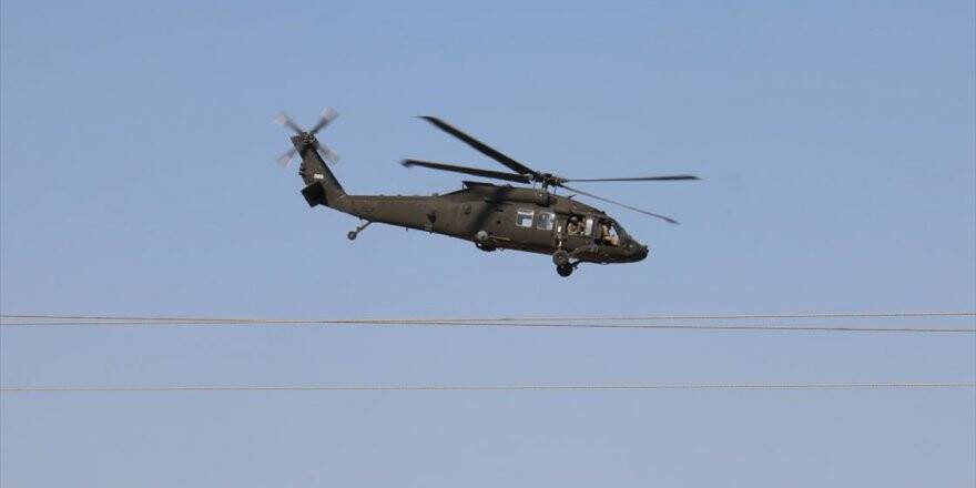 Fırat'ın Doğusunda İlk Ortak Helikopter Uçuşu