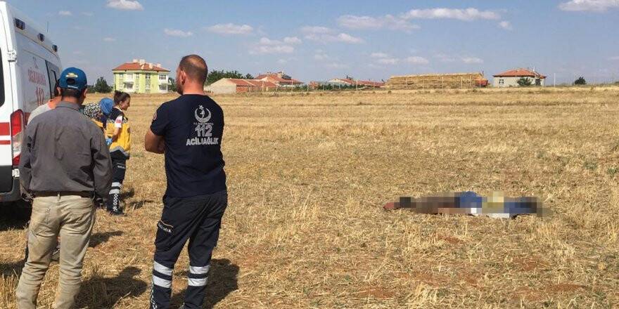 Hayvan otlatan yaşlı adam merada ölü bulundu