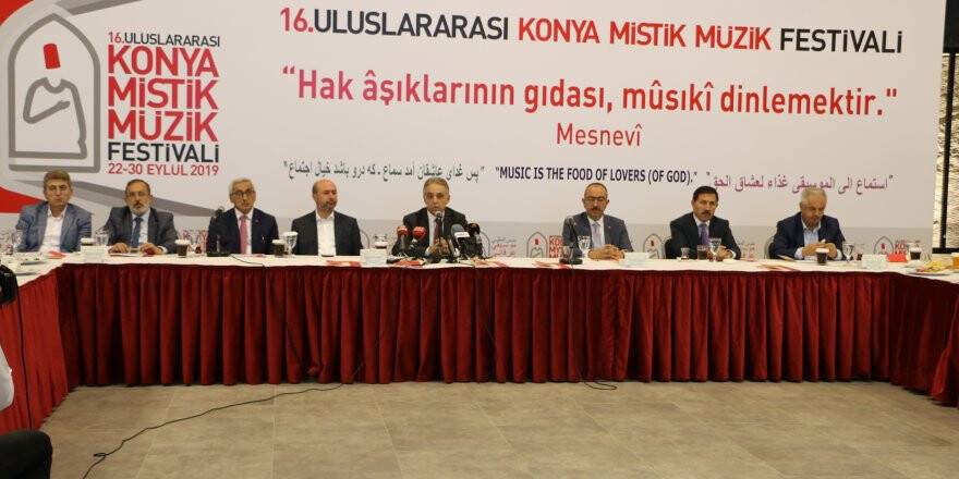 16. Uluslararası Konya Mistik Müzik Festivali Başlıyor