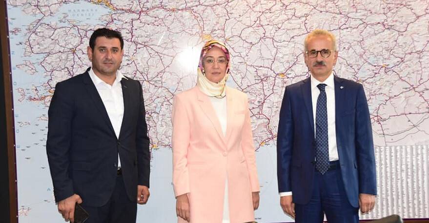 Ziyarette Hüyük'ün Karayolu Sorunları Ele Alındı