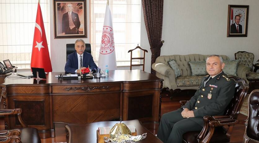 Albay Gökbulut'tan Vali Toprak'a ziyaret