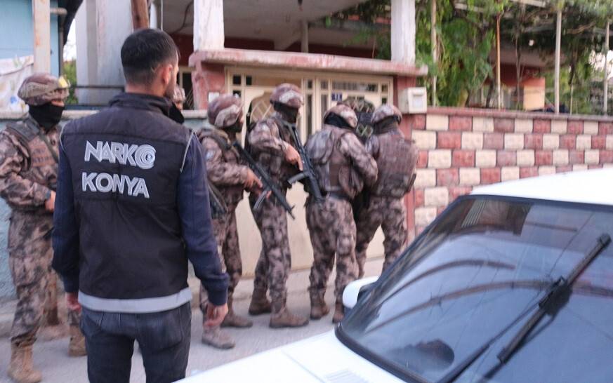 Konya'daki Özel Harekat Destekli Uyuşturucu Operasyonu