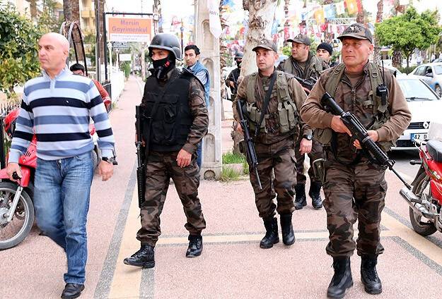 Mersin'de banka soygunu