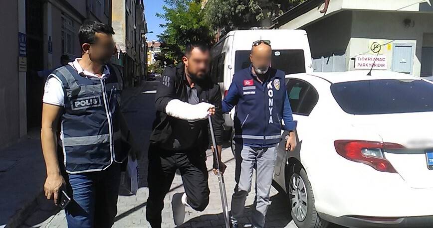 Konya'daki silahlı kavganın şüphelileri adliyeye sevk edildi