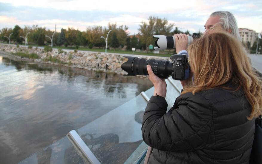 Beyşehir Gölü yabancı fotoğrafçıları ağırladı