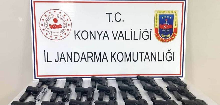 Konya’da jandarmadan silah operasyonu