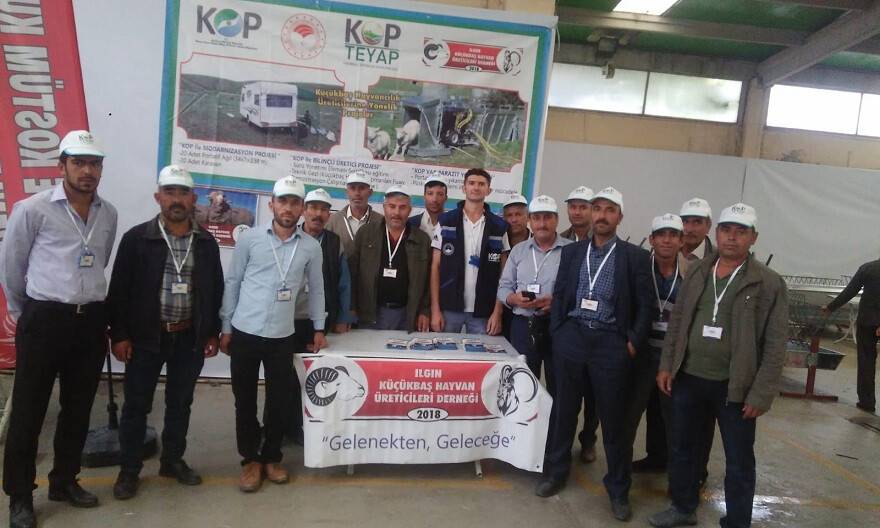 Ilgın'daki Küçükbaş Hayvan Üreticileri Çoban Festivali'ne Katıldı