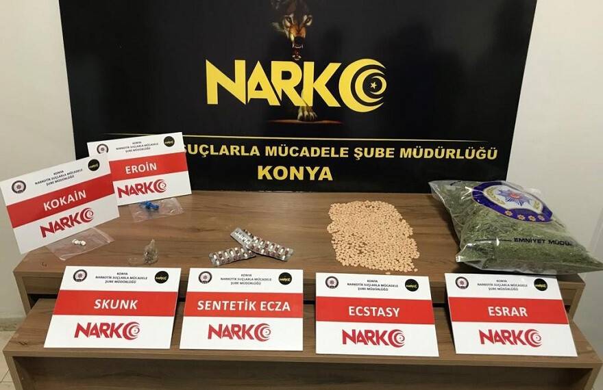 Konya’da uyuşturucu tacirlerine operasyon: 10 tutuklama