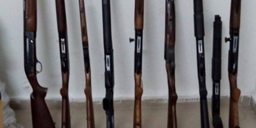 Konya'da silah operasyonu: 166 adet silah ele geçirildi