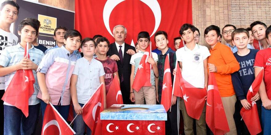 Bilgehane öğrencilerinden askere mektup