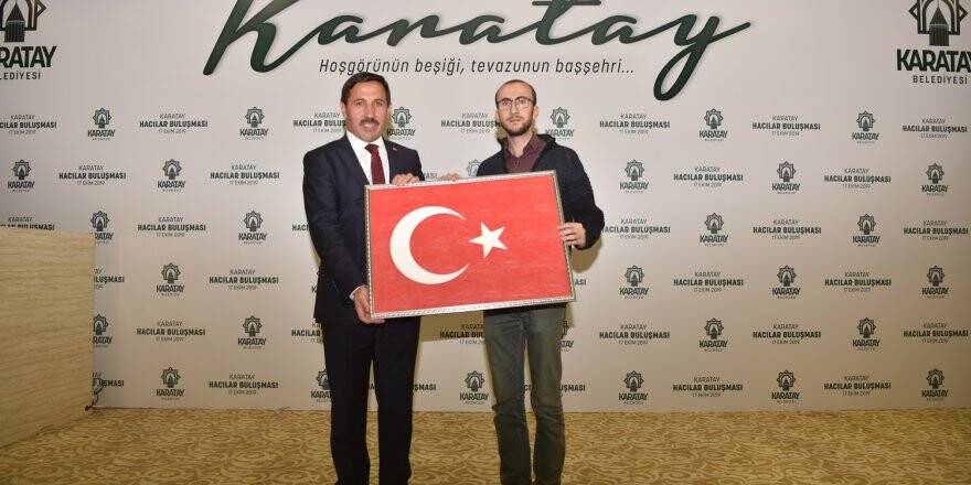 Başkan Kılca bu yıl hacca giden Karataylıları buluşturdu