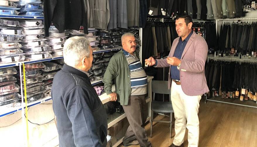 Başkan Çiğdem, esnafla bir araya geldi