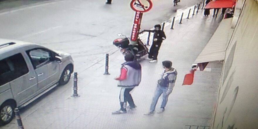 Güpegündüz elektrikli motosiklet hırsızlığı