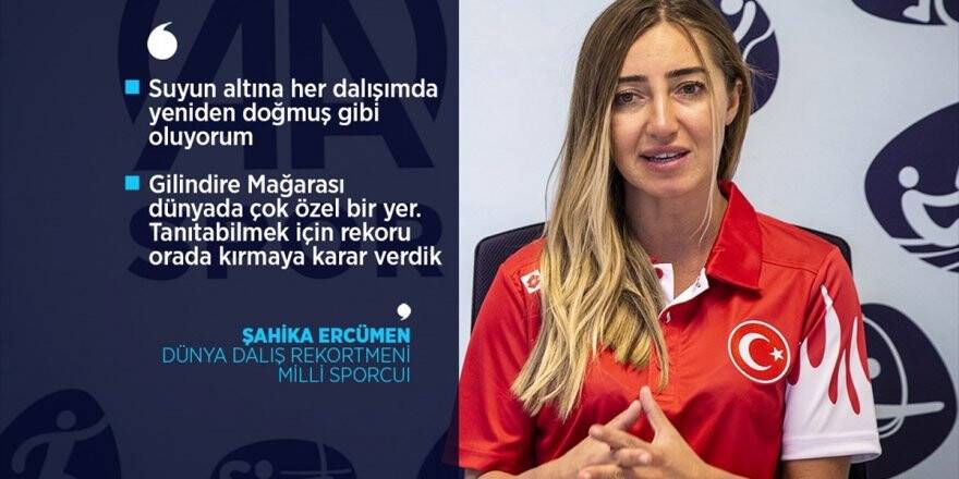 Dünya Dalış Rekortmeni Milli Sporcu Ercümen: Benim İçin Suyun Altı İkinci Bir Ev