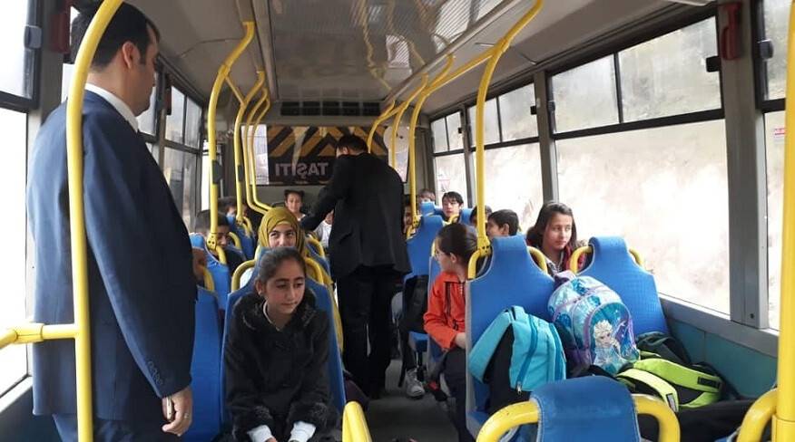 Derebucak’ta öğrenci servisleri denetlendi