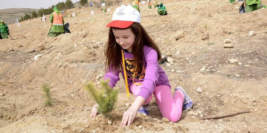 Konya Büyükşehir'den “Geleceğe Nefes” Seferberliğine 42 Bin Fidanla Destek