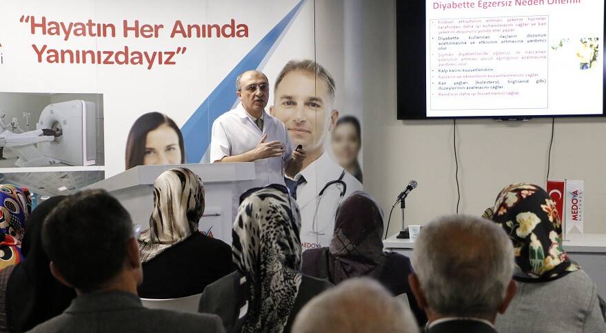 Medova Hastanesinde diyabet günü etkinliği