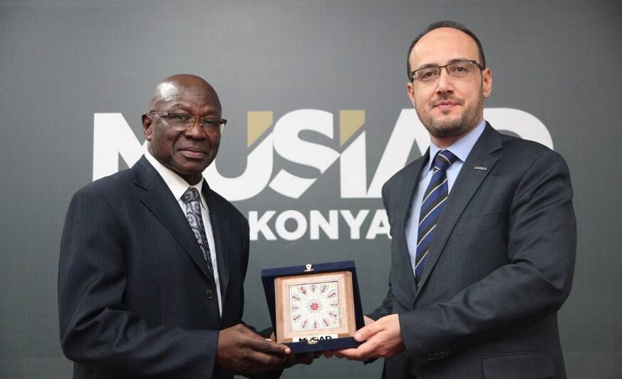 Benin Cumhuriyeti büyükelçisi MÜSİAD Konya Şubesi'nin konuğu oldu