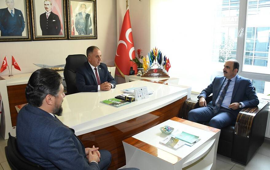 Başkan Altay, MHP İl Başkanı Karaarslan’ı ziyaret etti