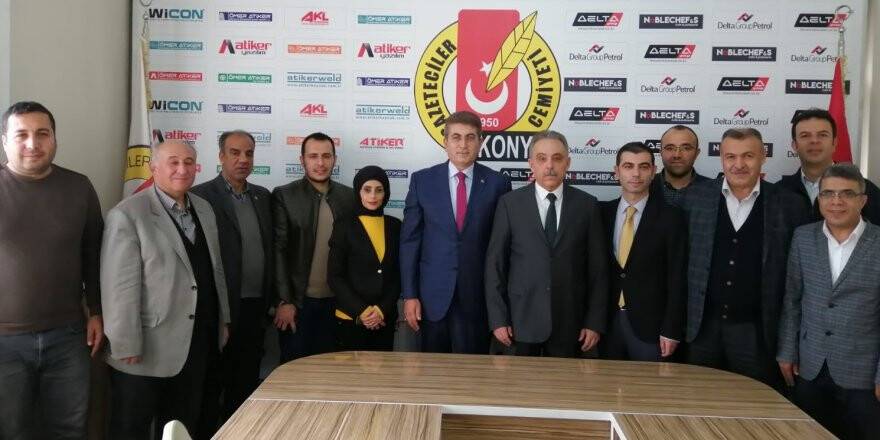 Vali Toprak’tan Konya Gazeteciler Cemiyeti'ne ziyaret