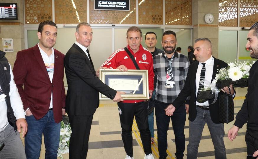 Beşiktaş, Konya'da coşkuyla karşılandı
