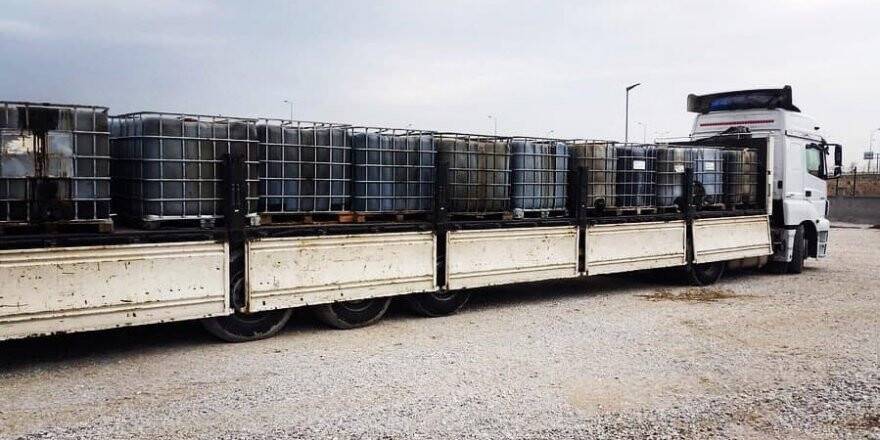 Konya'da durdurulan tırlardan 54 bin litre kaçak akaryakıt çıktı