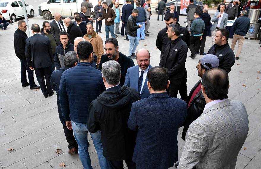 Pekyatırmacı: "Cuma gününün bereketini hemşehrilerimizle yaşıyoruz"