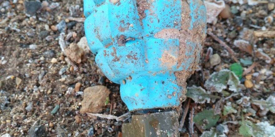 Konya'da Çöplükte El Bombası Bulundu