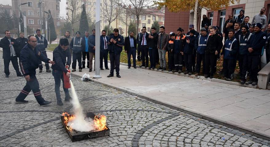 Selçuklu'da doğal afetlere karşı hazırlık eğitimi