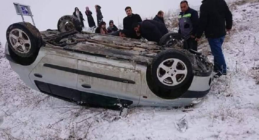 Otomobil takla attı: 1 yaralı