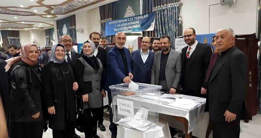 AK Parti Meram’da delege seçimi heyecanı