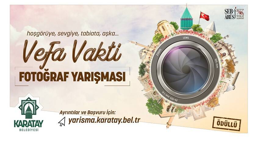 Karatay Belediyesinden “Vefa” temalı fotoğraf yarışması