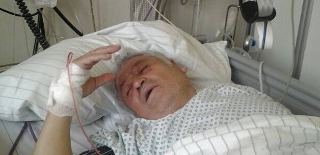 Erdoğan'a üzüldü hastanelik oldu