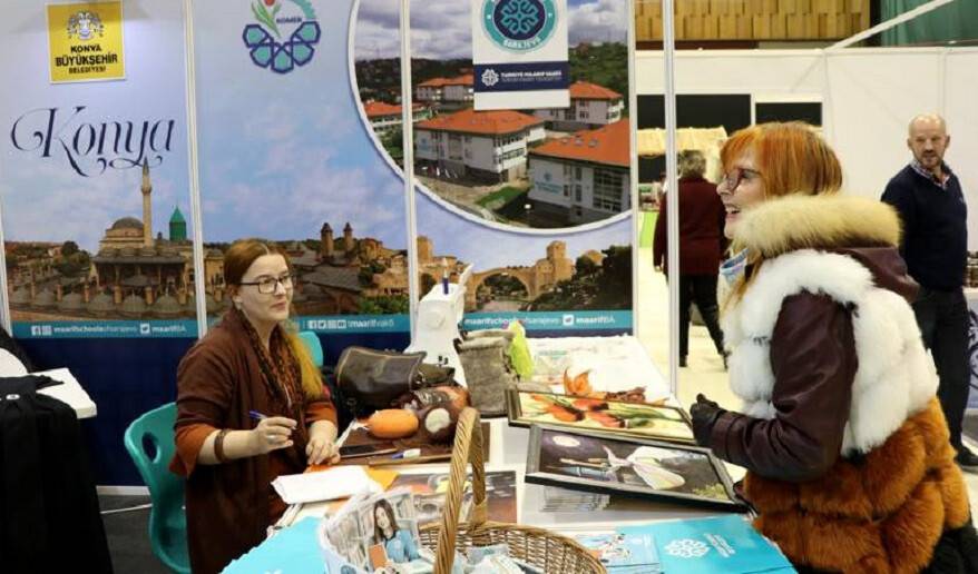 Saraybosna KOMEK’te üretilen ürünler fuarda görücüye çıktı