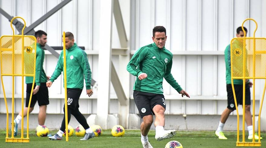 Konyaspor, Başakşehir maçı hazırlıklarını sürdürdü