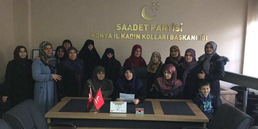 Saadetli kadınlardan ‘Yerli Malları Haftası’ açıklaması