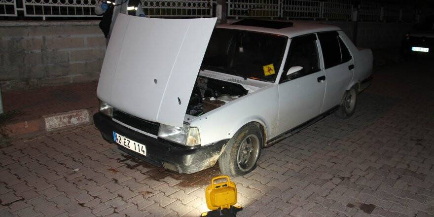 Konya'da Seyir Halindeki Otomobile Silahlı Saldırı