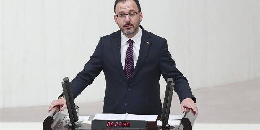 Gençlik Ve Spor Bakanı Kasapoğlu: Bizim Amacımız Gençliğin Umudu Olmak