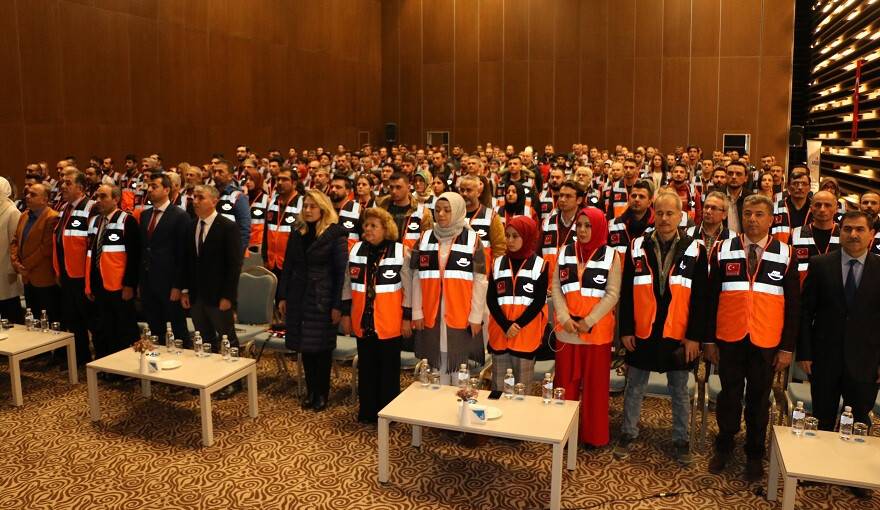 Konya'da AFAD, gönüllüleriyle buluştu