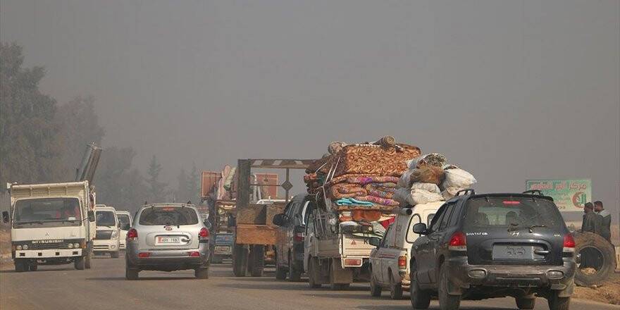 İdliblilerin Esed Rejimi Ve Rusya'nın Bombardımanlarından Kaçışı Sürüyor