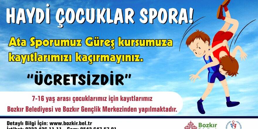 Bozkır’da güreş kayıtları başladı
