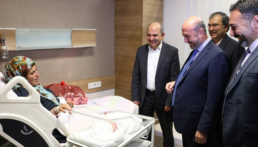 Konya’da 2020’nin ilk bebeği dünyaya geldi
