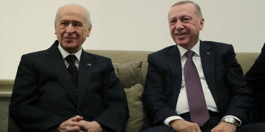 Cumhurbaşkanı Erdoğan İle MHP Genel Başkanı Bahçeli Görüştü