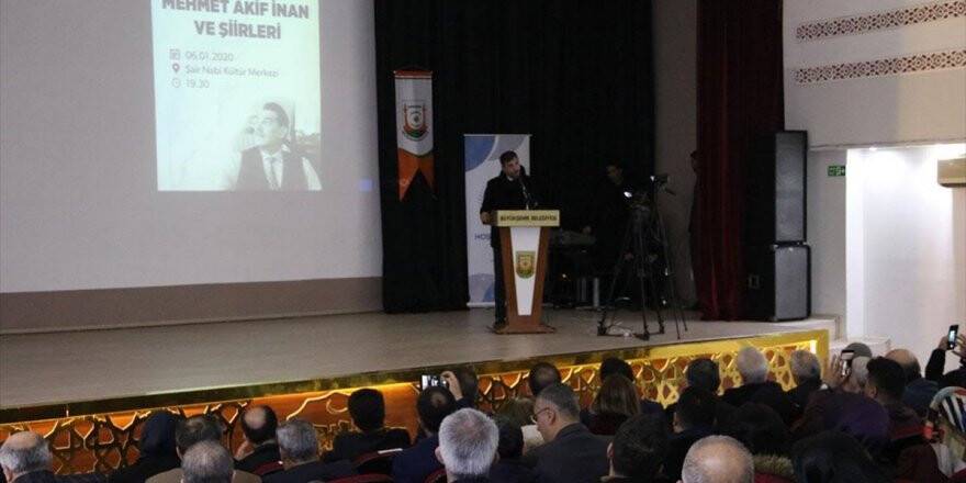 'Kudüs Şairi' Mehmet Akif İnan Memleketi Şanlıurfa'da Anıldı