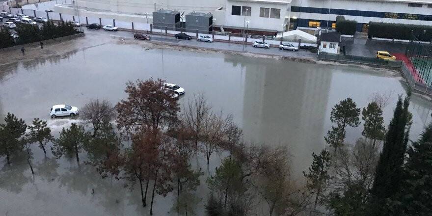 Konya'da Sağanak Etkili Oldu