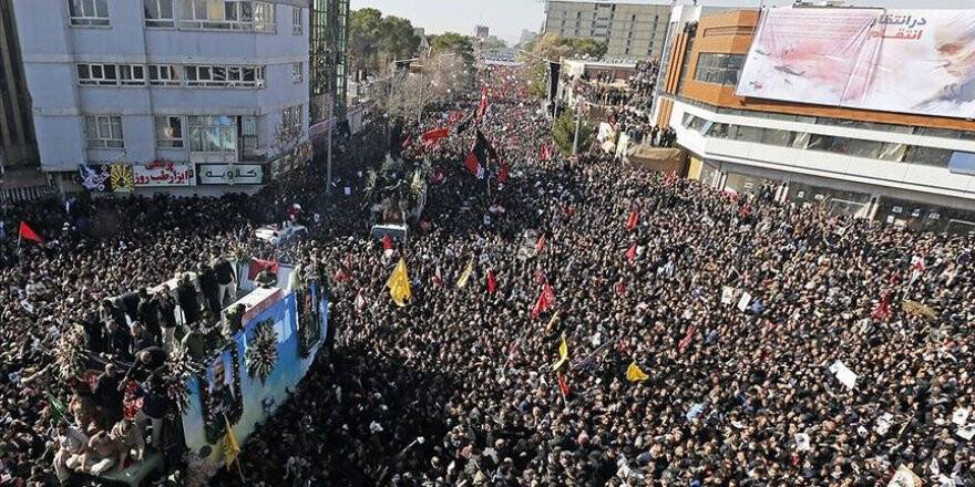 Süleymani'nin cenazesindeki izdihamda 40 kişi öldü, 213 kişi yaralandı